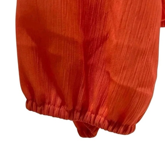 TOMMY HILFIGER Women’s Bubble Blouse- Pink Size Medium - Picture 8 of 11